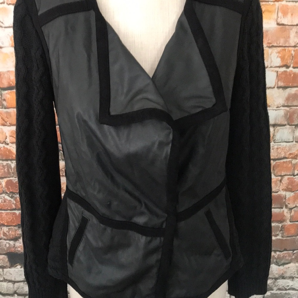 Anthropologie Elevenses faux leather jacket - Picture 3 of 8